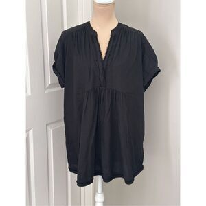 FREE People black getaway top